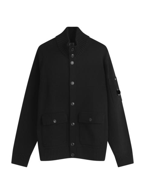 C.P. Company Compact Cotton Lens Knit Cardigan