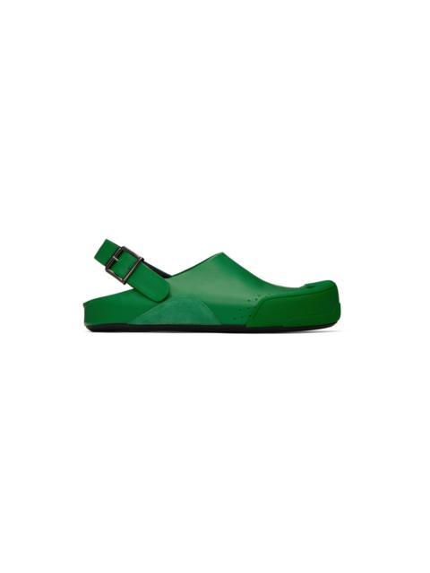 Marni Green Dada Sandals