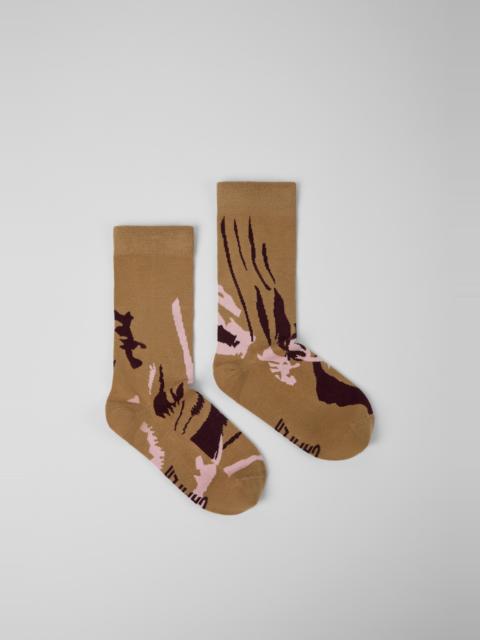 CAMPER Socks Brown mid-length socks