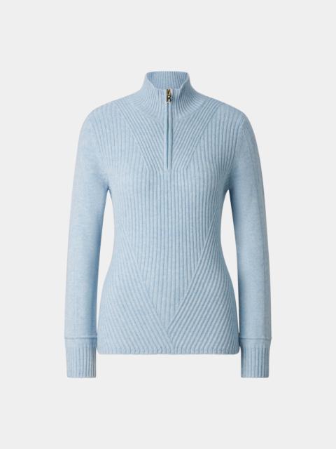 BOGNER Camila Cashmere Turtleneck in Light Blue
