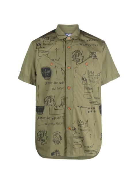Junya Watanabe MAN graphic-print cotton shirt
