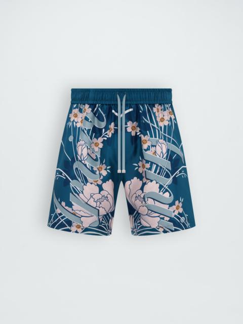 AMIRI FLORAL DRAWSTRING SHORT