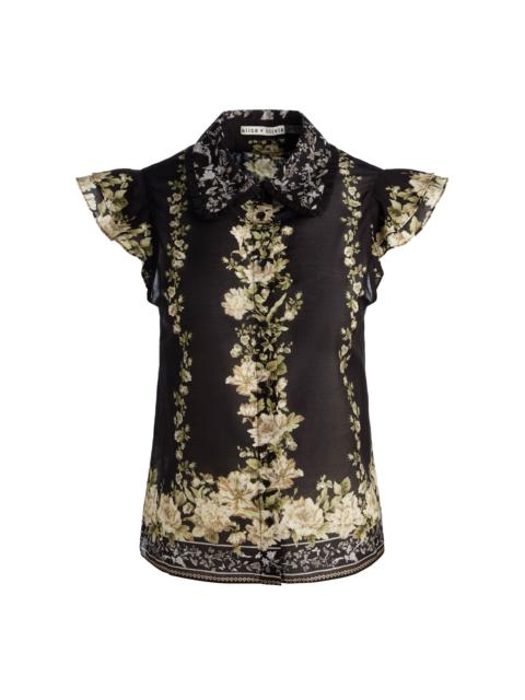 Alice + Olivia MARTEL BLOUSE