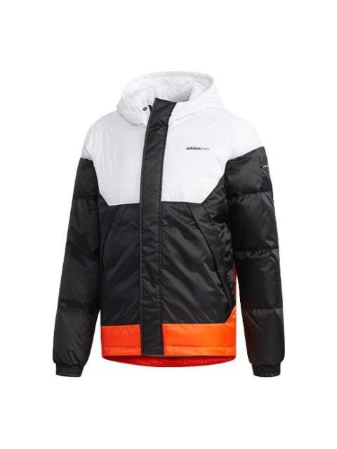 adidas neo protection against cold Stay Warm hooded down Jacket White EI4426