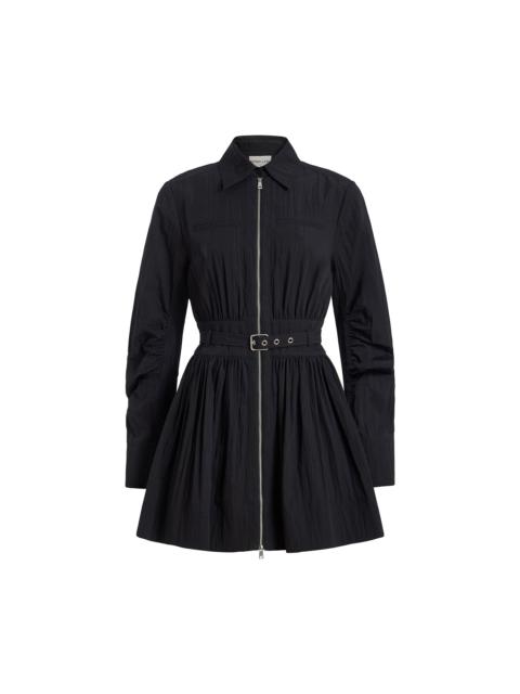 DEREK LAM 10 CROSBY ETHAN LONG SLEEVE MINI DRESS