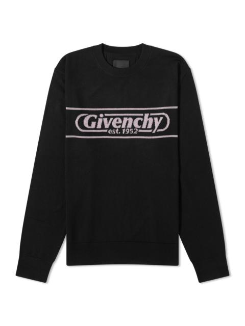 Givenchy Est.1952 Logo Merino Crew Knit