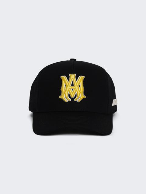 AMIRI Ma Outline Canvas Hat Black And Yellow