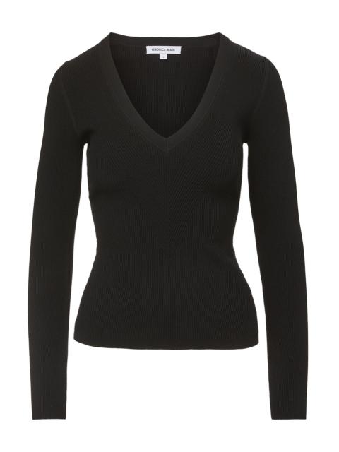 VERONICA BEARD CALLIE RIBBED SWEATER