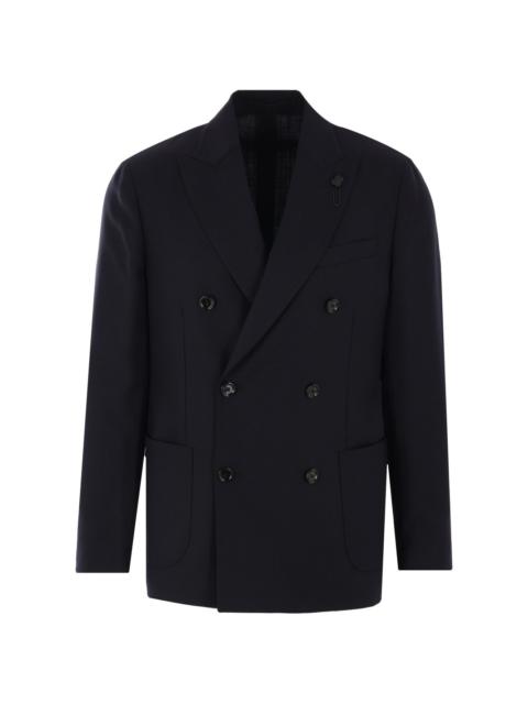 double-breasted blazer