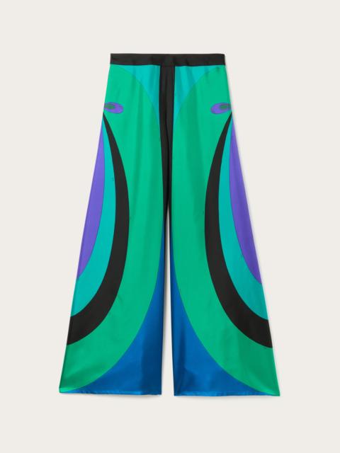 PUCCI MADDALENA PRINT SILK PANTS