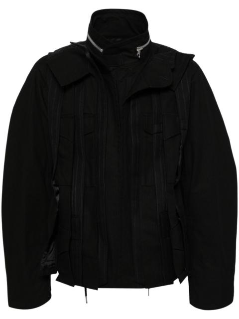 sacai layered jacket