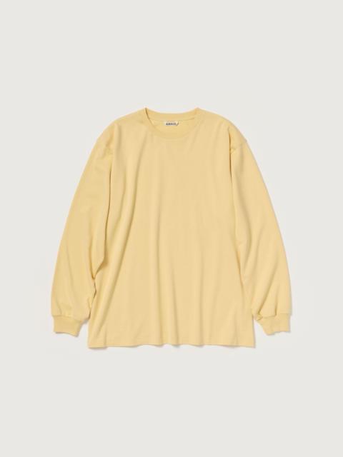 AURALEE LUSTER PLAITING L/S TEE