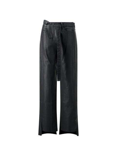 OTTOLINGER glazed-effect baggy trousers