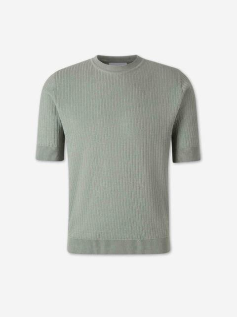 LARDINI LINEN KNIT T-SHIRT
