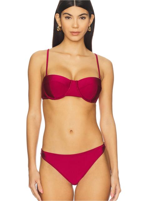 L'AGENCE Alexandria Bikini Top