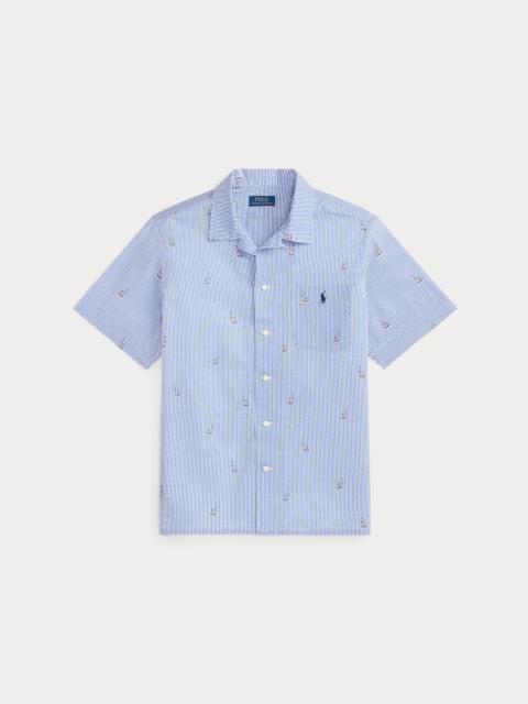 Polo Ralph Lauren Classic Fit Sailboat Seersucker Shirt