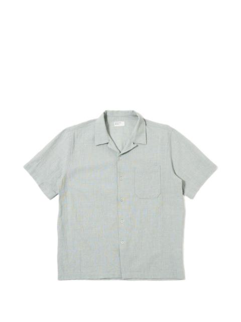 Universal Works chest-pocket textured shirt