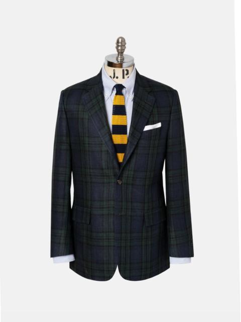 J. PRESS MADE-IN-CANADA BLACKWATCH TARTAN LINEN SPORT COAT