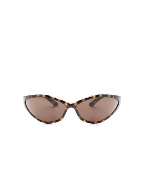 oval-frame sunglasses