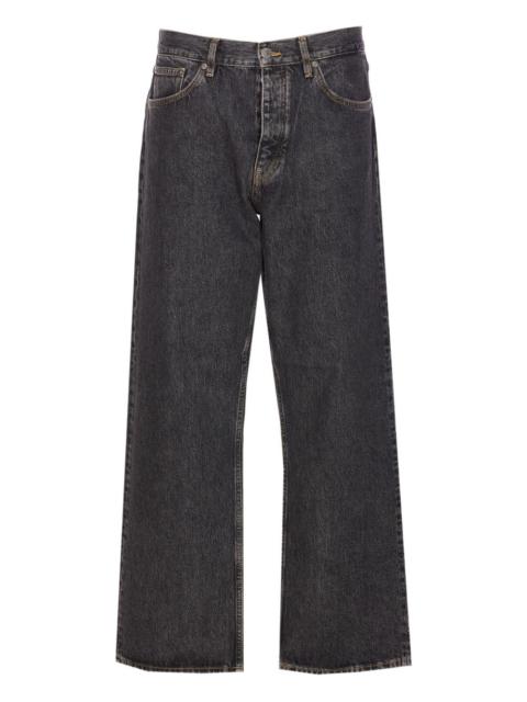 SUNFLOWER five-pocket patch-logo jeans