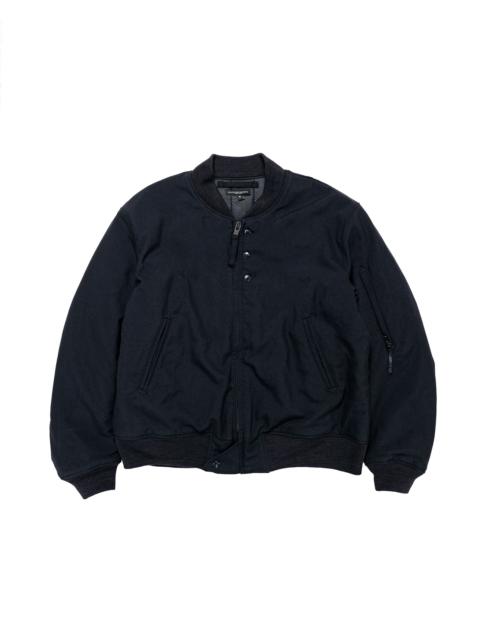 Engineered Garments Aviator Jacket Dark Navy Wool Uniform Serge