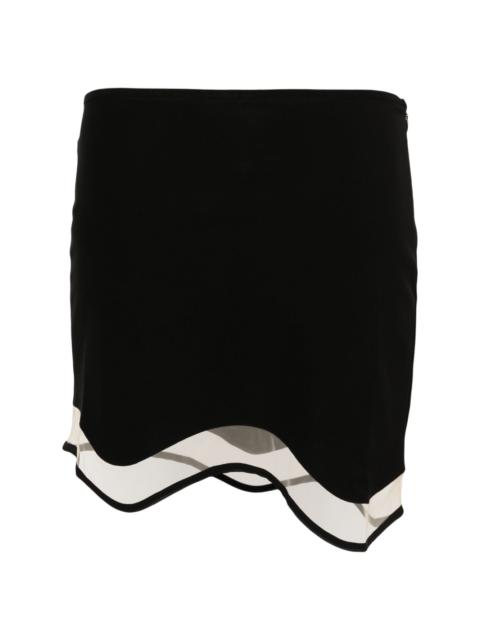 Heartbeat mini skirt