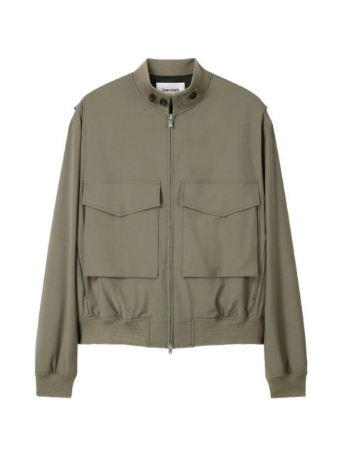 Tonywack patch-pocket zip-up jacket
