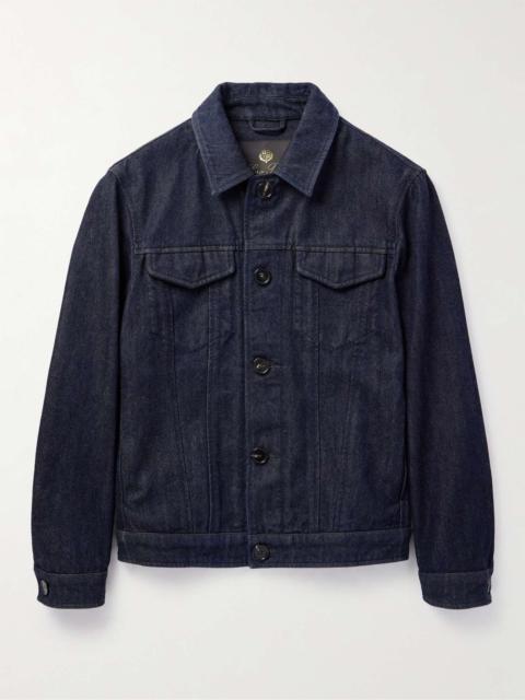 Loro Piana Cotton and Cashmere-Blend Denim Jacket