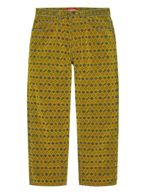 Supreme flocked jeans