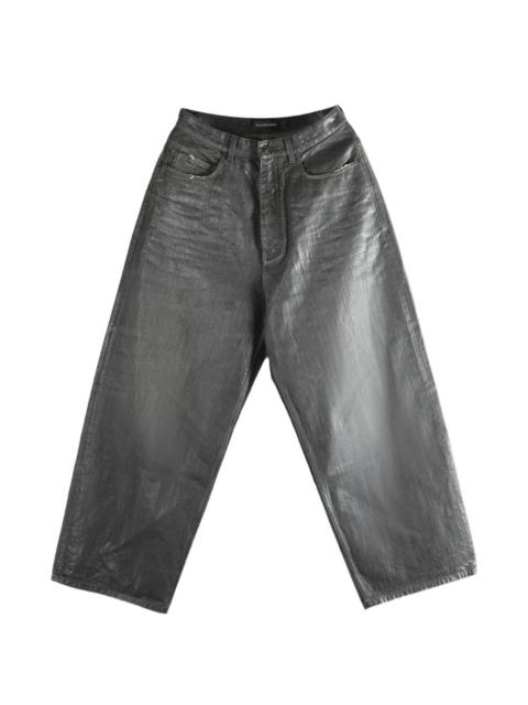 BALENCIAGA button-fastening pocket trousers