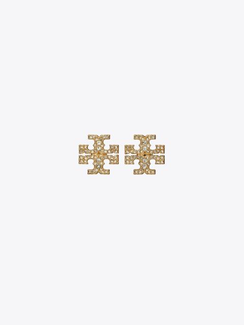 TORY BURCH Icon Pavé Stud Earrings