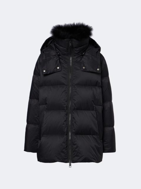 Yves Salomon hooded 패딩 재킷