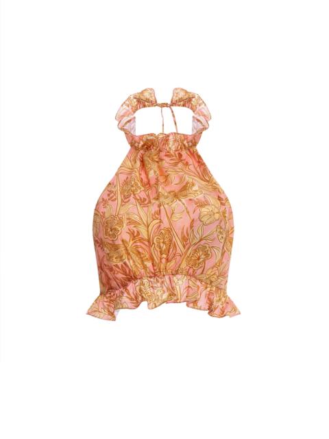 Agua by Agua Bendita Nardo Vuelo Atardecer Cropped Top