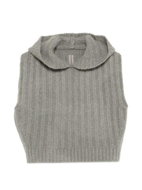 Rick Owens hooded crop