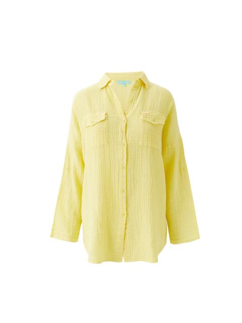 MELISSA ODABASH ELENA YELLOW TOP