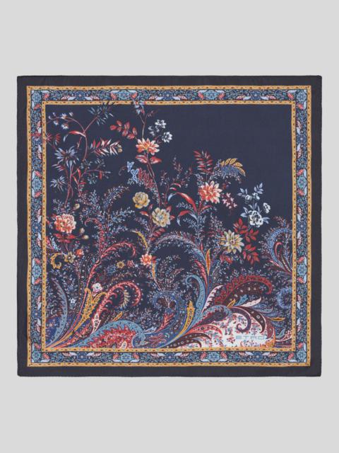 FLORAL PAISLEY POCKET SQUARE