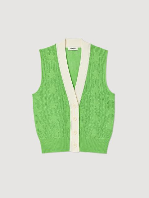 Sandro Sleeveless cardigan