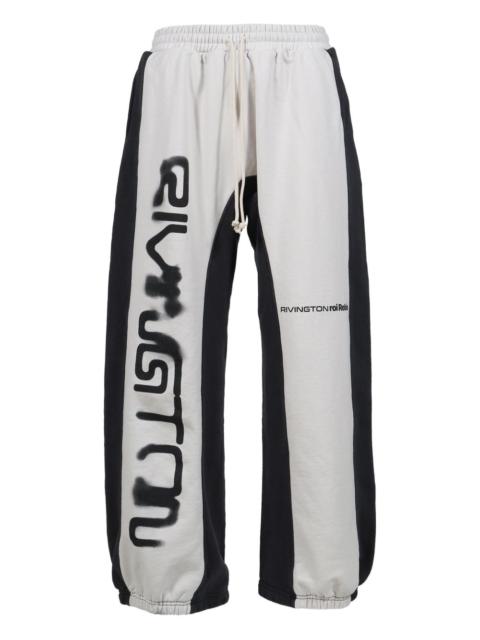 RRR123 panelled track pants