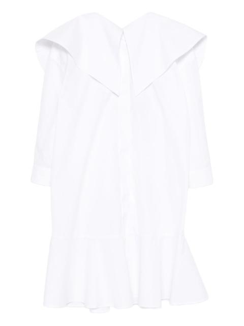 VIKTOR & ROLF ruffled shirt midi dress