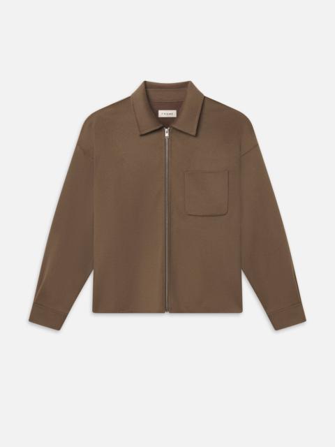 FRAME Double Face Zip Shirt Jacket