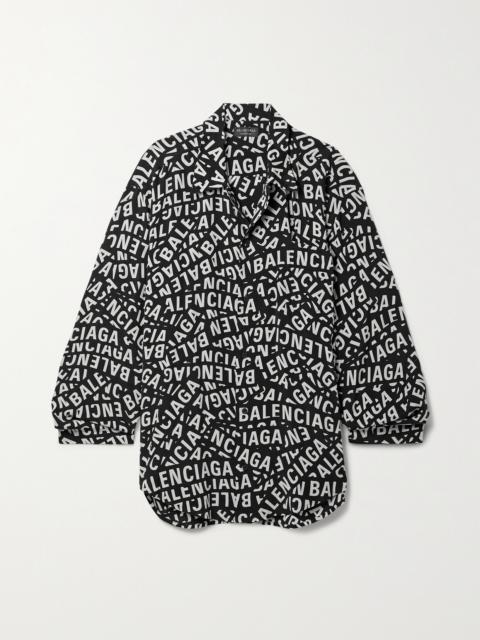 BALENCIAGA Printed Crepe Shirt