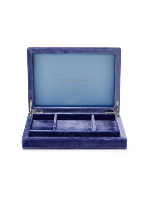 SOPHIE BILLE BRAHE Trésor Velvet Jewelry Box purple