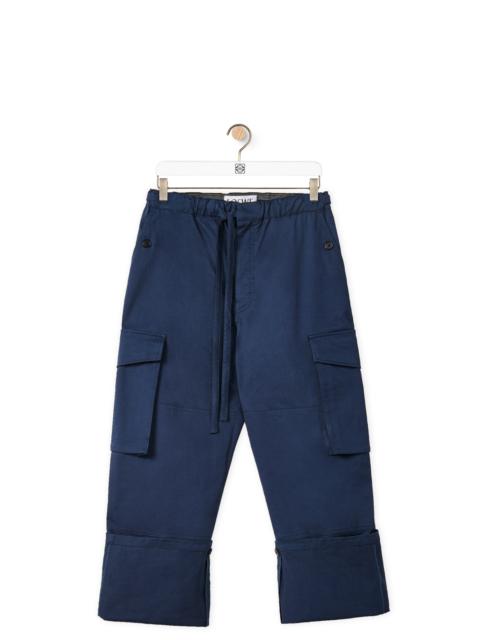 Loewe Multi pocket drawstring trousers in cotton