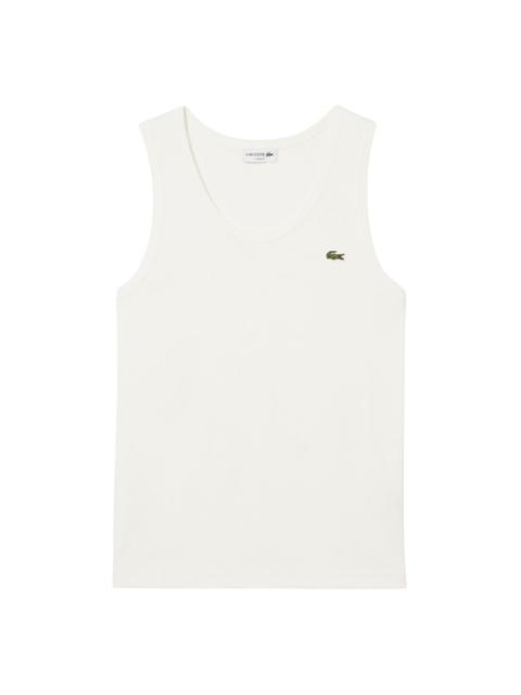 LACOSTE logo-embroidered tank top