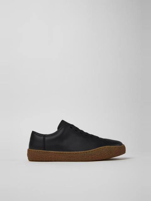 CAMPER Peu Terreno Black Leather Shoes for Men.