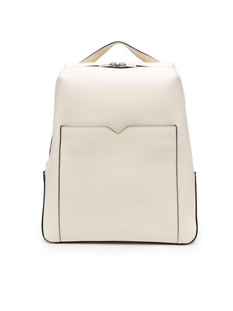 Valextra grained-leather backpack