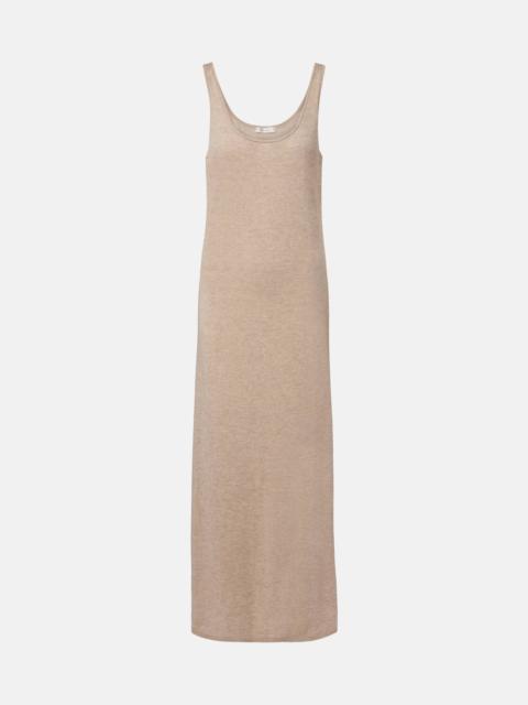 The Row Nareen knitted cashmere maxi dress