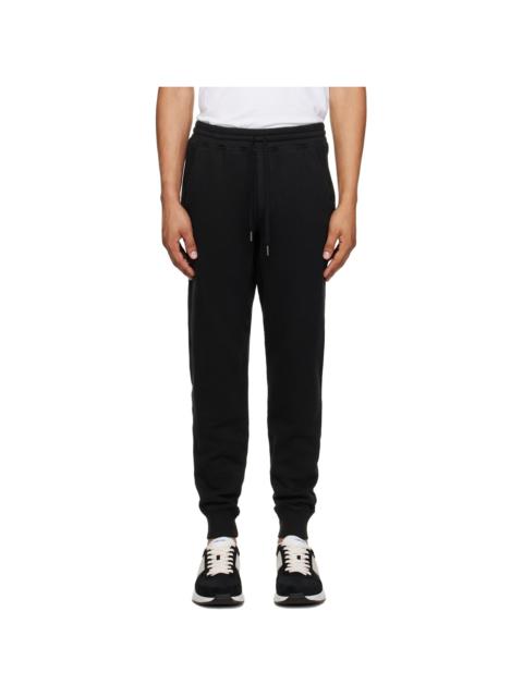 Black Garment-Dyed Sweatpants