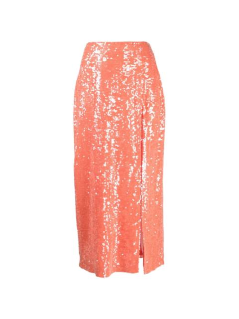 LAPOINTE sequin-embellished pencil skirt