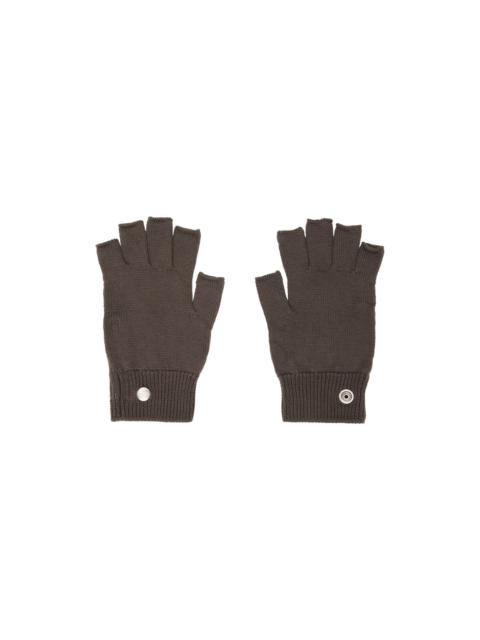Gray Fingerless Gloves